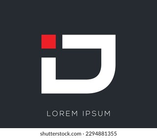 Initial Alphabet 'D' Logo Design Template