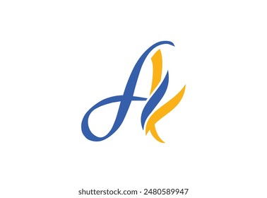 Initial Alphabet Letter A logo design, Vector design concept