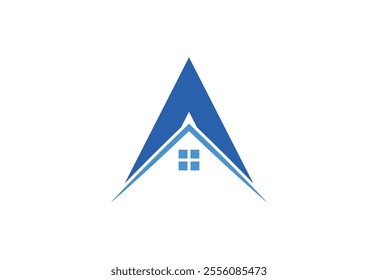 Initial Alphabet Letter A logo design, Vector design concept