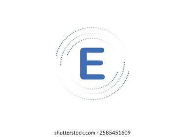 Initial Alphabets E letter logo design, Vector illustration