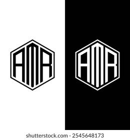 Initial AMR Letter Logo With Creative Modern Business Typography Vector Template.