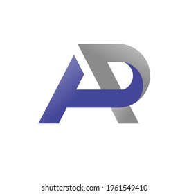 vector de diseño del logotipo de la letra AP inicial 