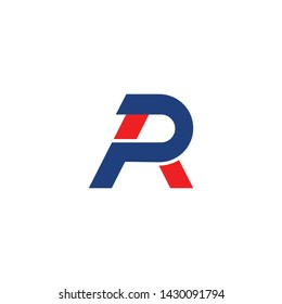 Initial AP, PA, creative text logo business template icon design