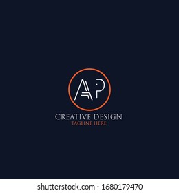 Logotipo inicial de carta PA/PA con plantilla de vectores creativos modernos de tipografía empresarial.