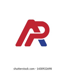 Initial AP, PA Logo for business icon template vector