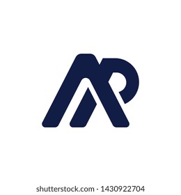 Initial AP, PA Logo for business icon template vector