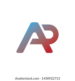Initial AP, PA Logo for business icon template vector
