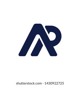 Initial AP, PA Logo for business icon template vector