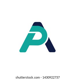 Initial AP, PA Logo for business icon template vector