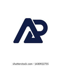 Initial AP, PA Logo for business icon template vector