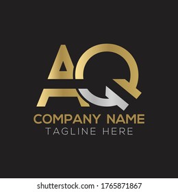 Initial AQ Letter Logo With Creative Modern Business Typography Vector Template. Creative Linked Letter AQ Logo Design