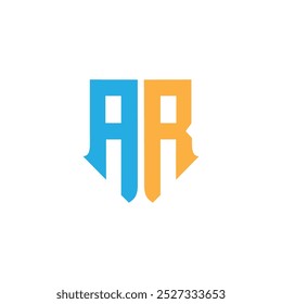 initial ar letter logo design vector template, ar logo vector for business and monogram.