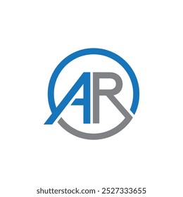 initial ar letter logo design vector template, ar logo vector for business and monogram.