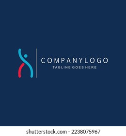 initial art company Logo Design
