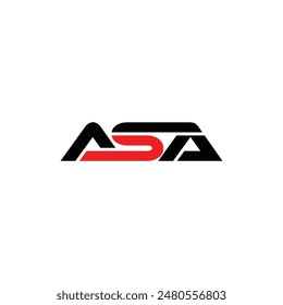 Initial ASA Modern Geometric Business Creative Design Logo