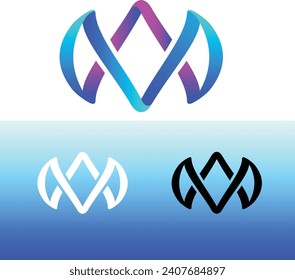 Initial AM audio wave logo