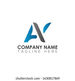 Initial AY Letter Logo With Modern Typography Vector Template. Creative Abstract Letter AY Logo Design