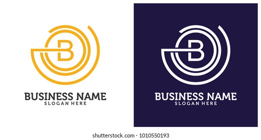 Initial B C O logo design template 