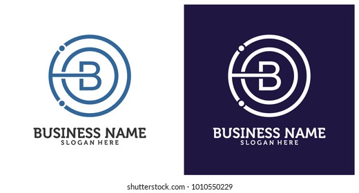 Initial B C O Logo Design Template 