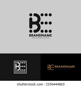 Initial B E Elegant Logo Design, Initial Signature Creative Template