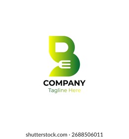 Initial B Food Equipment einfache Logo-Vorlage Symbol abstrakt 