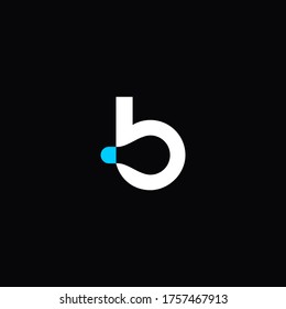 Alphabet-Brief-Anfangsbuchstaben Monogramm Logo-Design Monogramm Symbol Vektorgrafik Vorlage negativer Leerraum.Logo des Glühbirnen-Briefes
