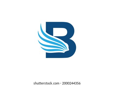 Initial B Letter Logo With Creative Modern Business Typography Vector Template. Falcon Logo Concept