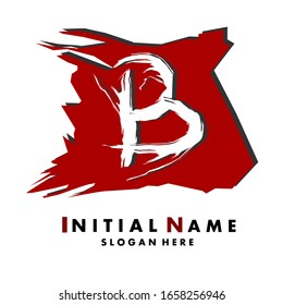 initial B letter logo design vector template. creative alphabet letters icon illustration.for creative industry,web,business and company.