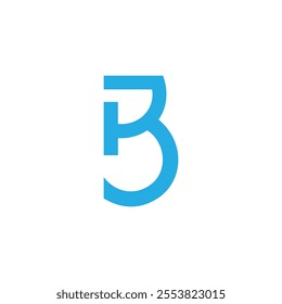 initial b letter logo design vector template, b logo design vector template for any business, b icon design vector for monogram, symbol for business, Illustration vector graphic of B initial letter.