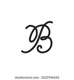 Initial b letter logo design vector template.