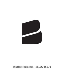 Initial b letter logo design vector template.