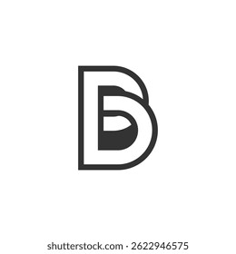 Initial b letter logo design vector template.