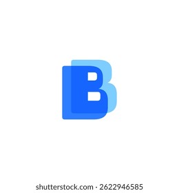 Initial b letter logo design vector template.