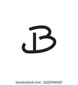 Initial b letter logo design vector template.