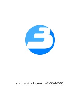 Initial b letter logo design vector template.