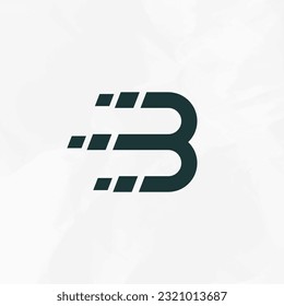 Initial B letter modern logo design vector template