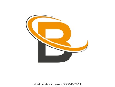 Initial-B-Logo-Design. B Logo für die Unternehmens- und Firmenidentität. B-Buchstaben Logo, Vektorvorlage. 
