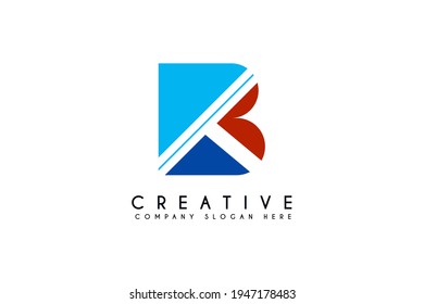 Initial B Logo Design Element, Vector Initial Letter Branding Logo