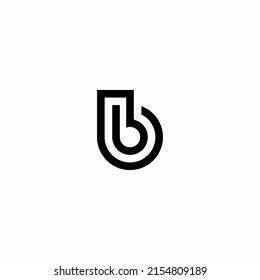 initial B logo design vector