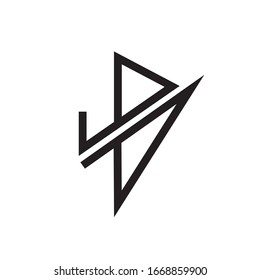 Initial B logo vector template