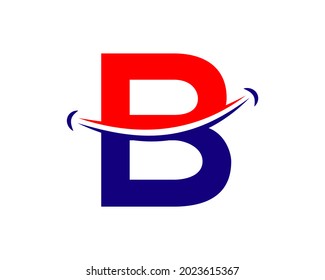 Initial B smile vector logo Element. Letter B Happy with smile concept