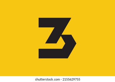Initial B ZB BZ modern monogram and elegant logo design, Professional Letters Vector Icon Logo on luxury background.