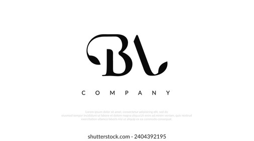 Initial BA Logo Design Vector 