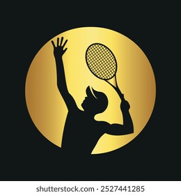 Initial Badminton Logo combine with letter O vector template