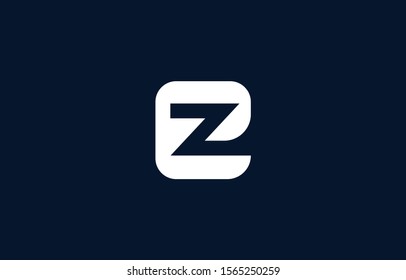 Initial based clean and minimal E Logo. EZ ZE Z letter creative fonts monogram icon symbol. Universal elegant luxury alphabet vector design