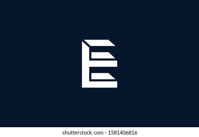 Initial based clean and minimal E Logo. E letter creative fonts monogram icon symbol. Universal elegant luxury alphabet vector design