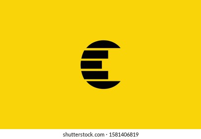Initial based clean and minimal E Logo. E letter creative fonts monogram icon symbol. Universal elegant luxury alphabet vector design