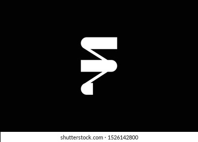 Initial based clean and minimal F Logo. FF letter creative fonts monogram icon symbol. Universal elegant luxury alphabet vector design