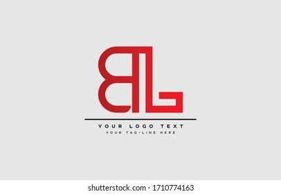Initial based clean and minimal letter. BL LB B L logo creative fonts monogram icon symbol. Universal elegant luxury alphabet vector design