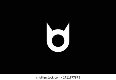 Initial based clean and minimal letter. O cat logo creative fonts monogram icon symbol. Universal elegant luxury alphabet vector design